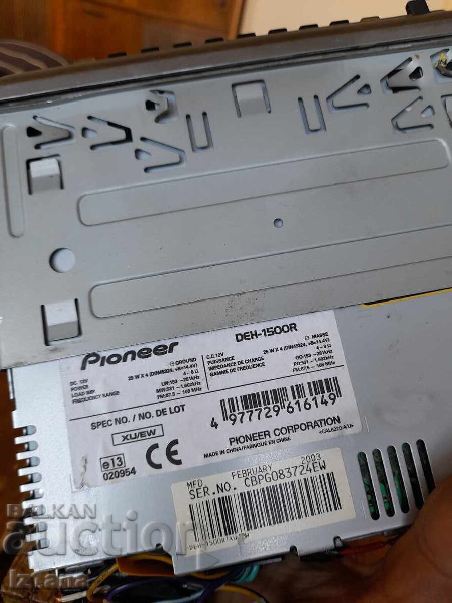 Player CD auto Pioneer - 6 Player CD auto Pioneer - 6