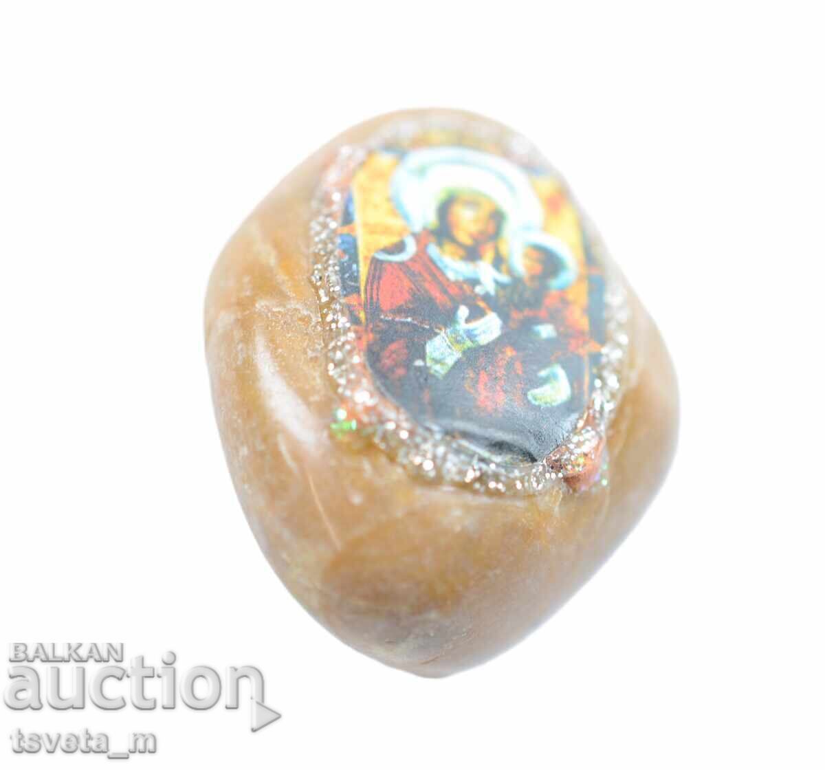 Icoană pe piatră naturală - magnet de frigider cu preț € 1.00 | 1.96 BGN