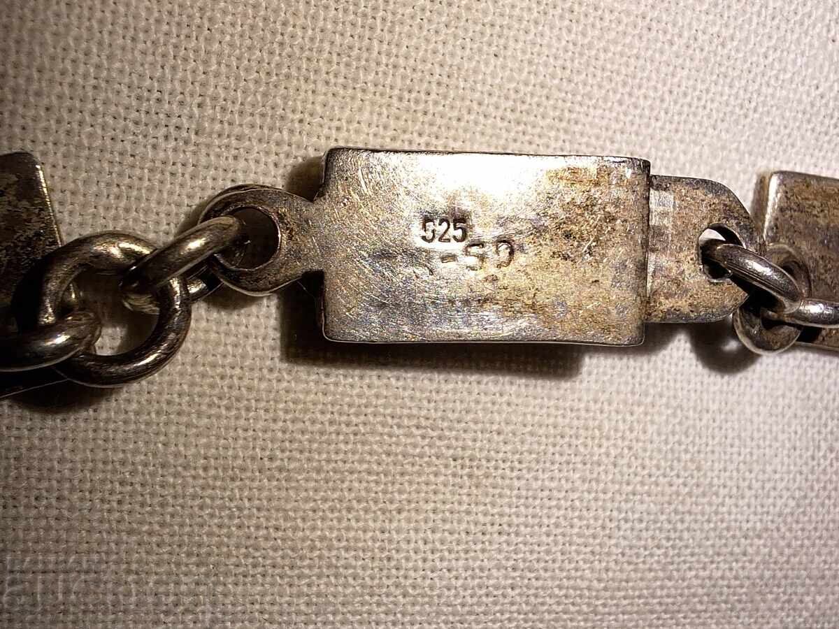 Colier vintage din argint bijuterie - 7