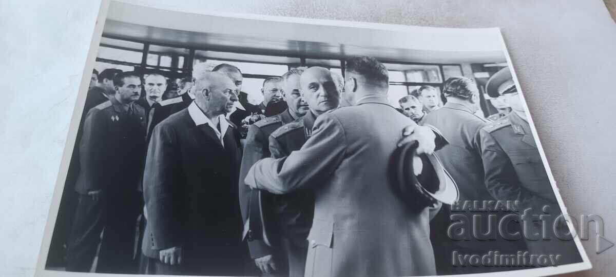 Photo Sofia Major General Ivan Kamberov and generals 1972