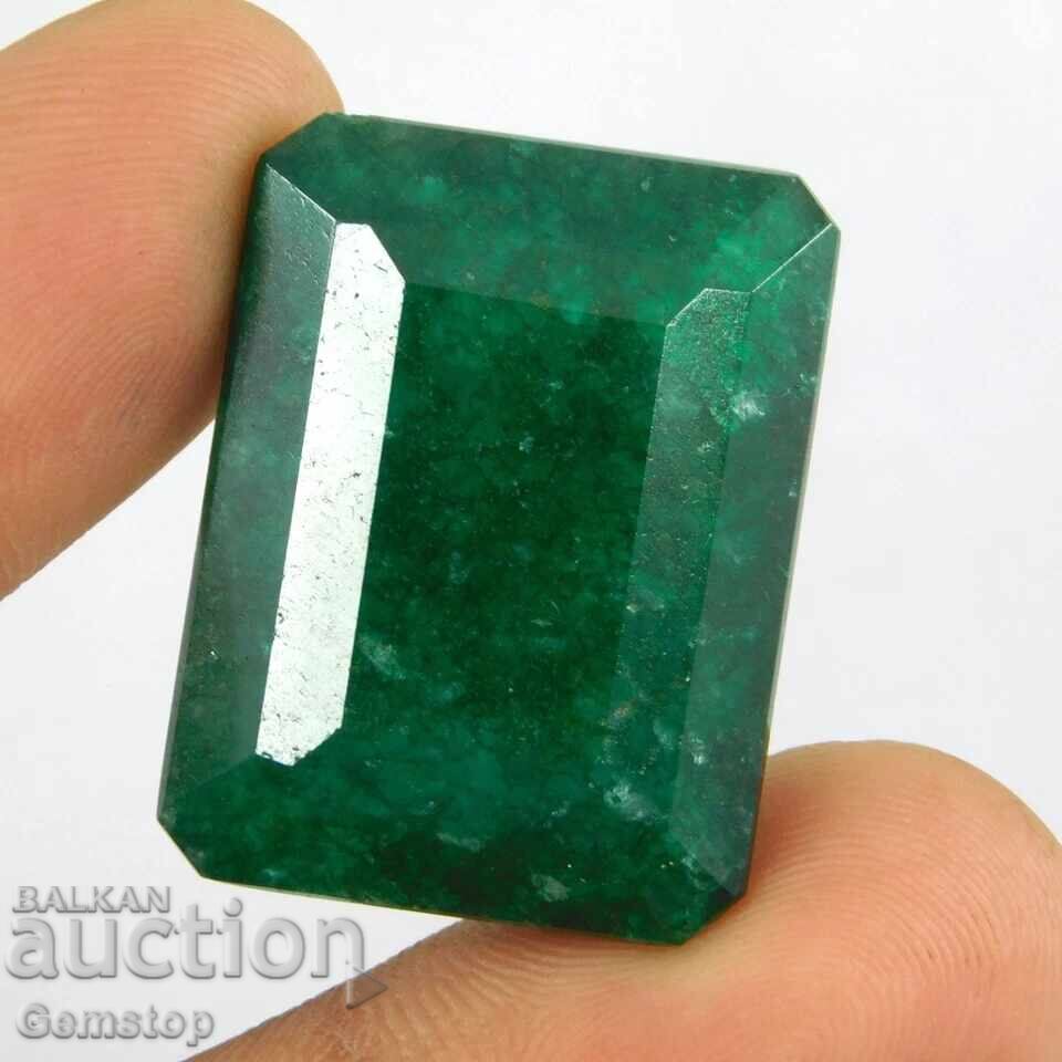 Licitație BZC! 51,81 ct. smarald columbian natural cu certificat OMGTL de la 1 ct!