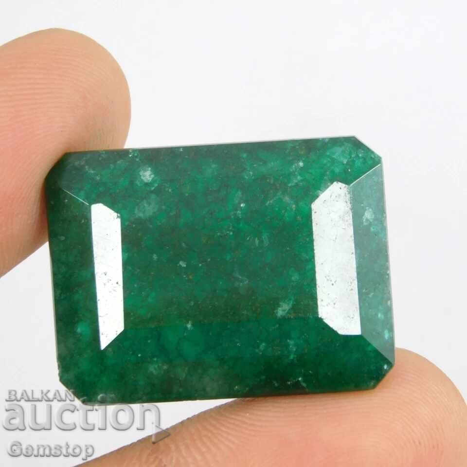 Livrarea BZC! 51,81 ct. smarald columbian natural cu certificat OMGTL de la 1 ct!