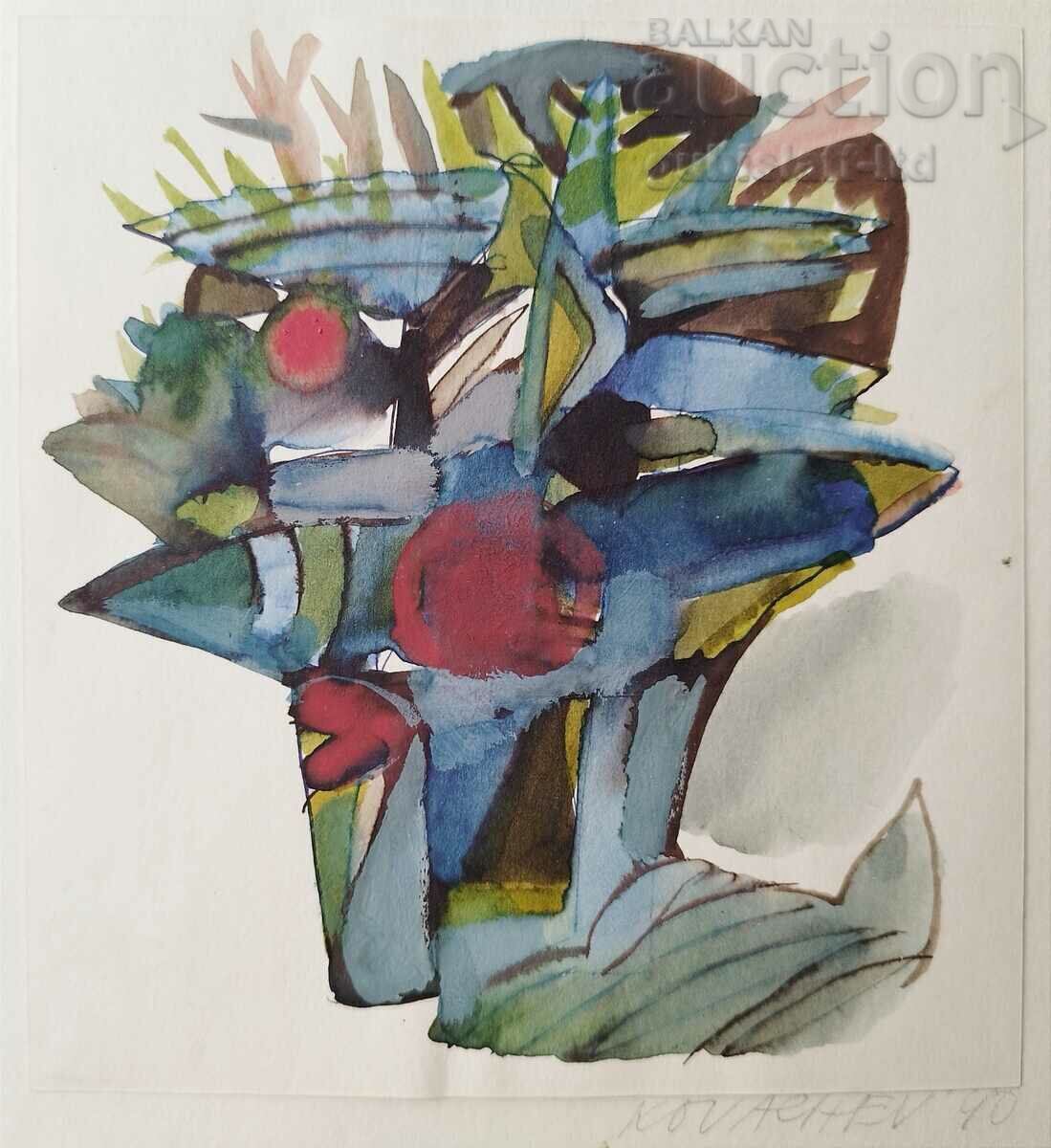 Pictură, abstractie, artă. Georgi Kovachev-Grishata, 1990 - 2 Pictură, abstractie, artă. Georgi Kovachev-Grishata, 1990 - 2