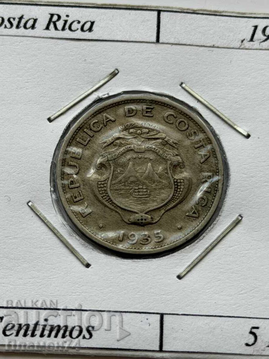 25 σεντίμος 1935 Κόστα Ρίκα με τιμή € 4.00 | 7.82 BGN