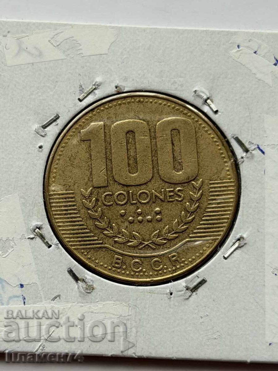 100 Colones 1999 Costa Rica 100 Colones 1999 Costa Rica
