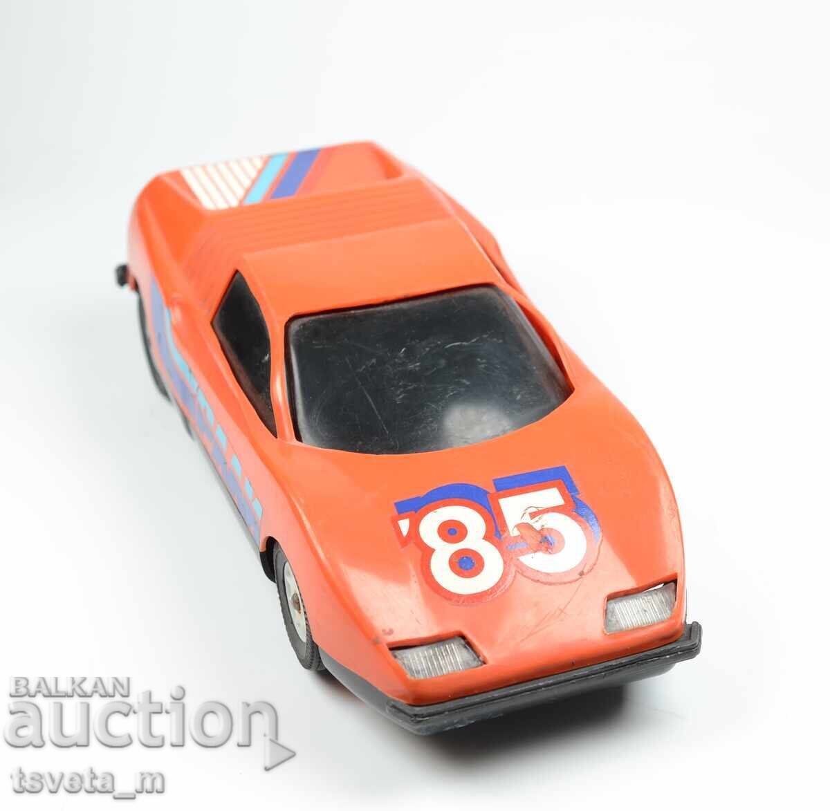 Delivery of Plastic racing car RALLY children's toys, socialist era