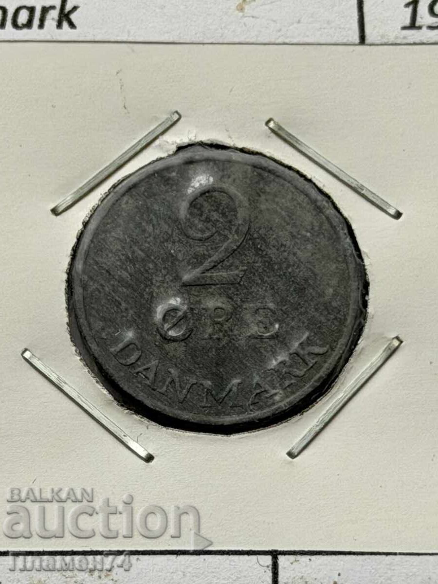 2 øre 1967 Danemarca