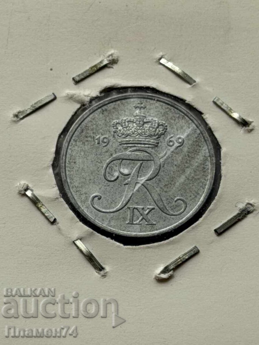 1 øre 1969 Denmark with price € 2.00 | 3.91 BGN
