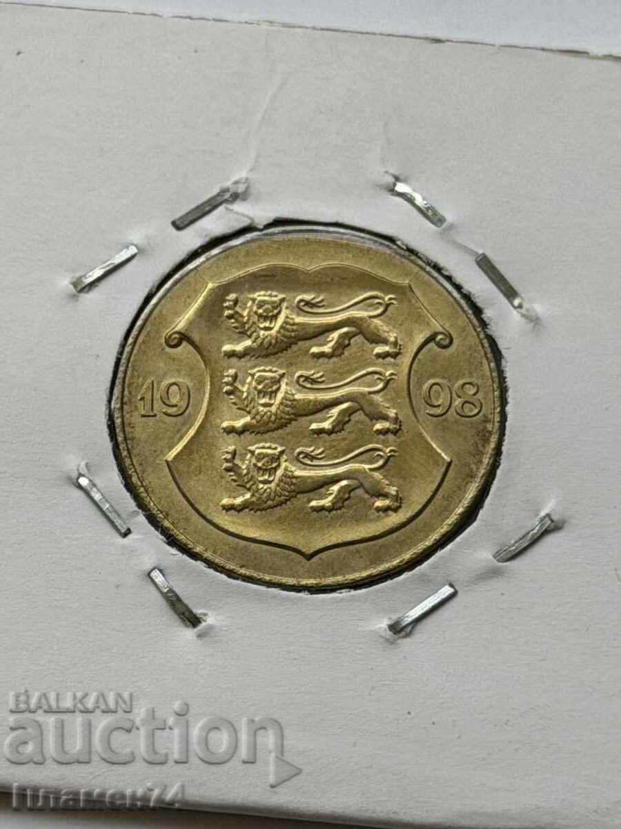 1 coroană 1998 Estonia cu preț € 2.00 | 3.91 BGN