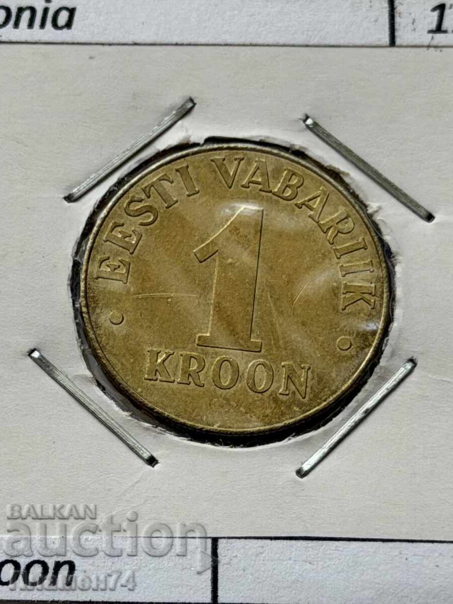1 coroană 1998 Estonia