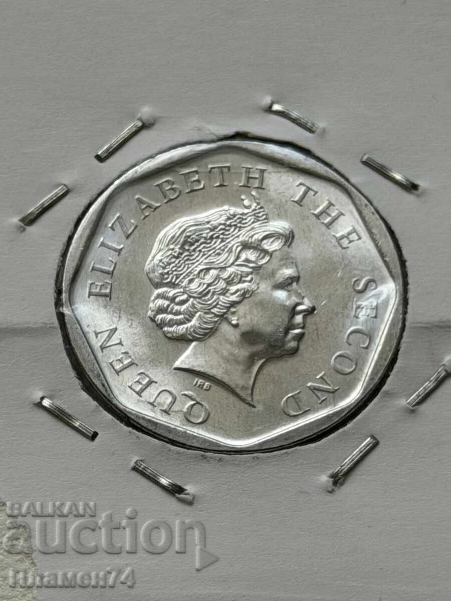 5 σεντς 2010 Ανατολική Καραϊβική με τιμή € 2.00 | 3.91 BGN