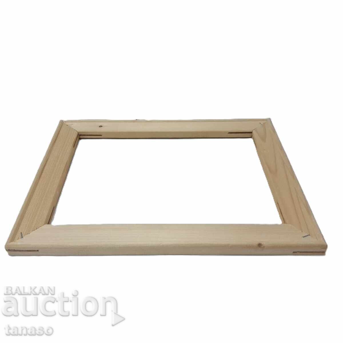Licitație Ramă din lemn 35×27 cm ca nouă, lemn natural Licitație Ramă din lemn 35×27 cm ca nouă, lemn natural