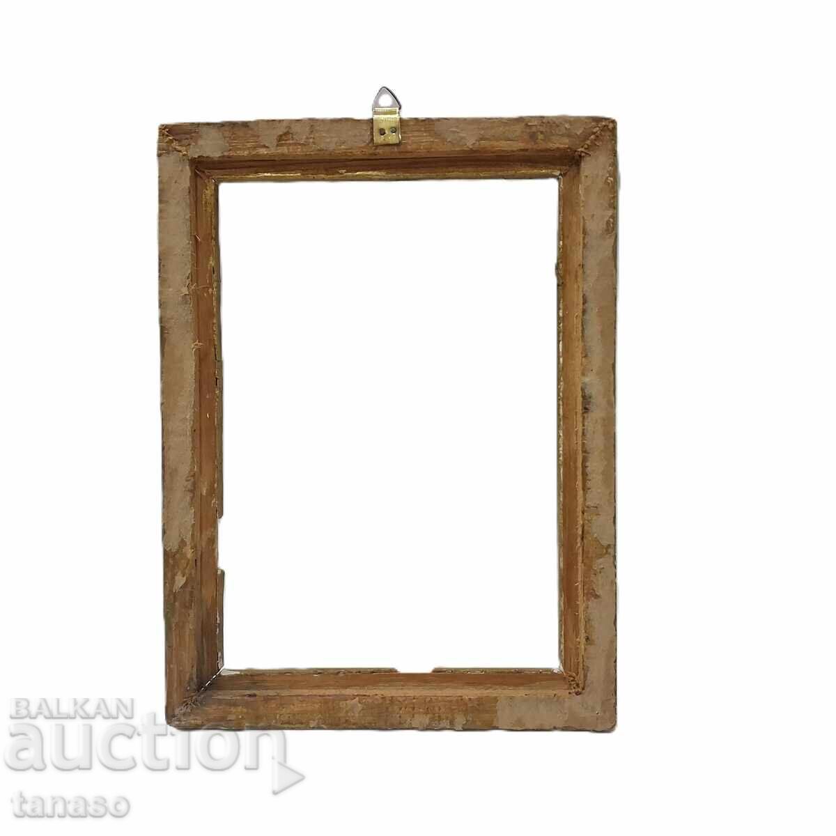 Ρετρό ξύλινη κορνίζα μεταχειρισμένη, 27×20,5 εκ., αυθεντική - 6 Ρετρό ξύλινη κορνίζα μεταχειρισμένη, 27×20,5 εκ., αυθεντική - 6