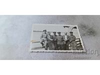 Fotografie Ofițeri și oameni pe chei 1945