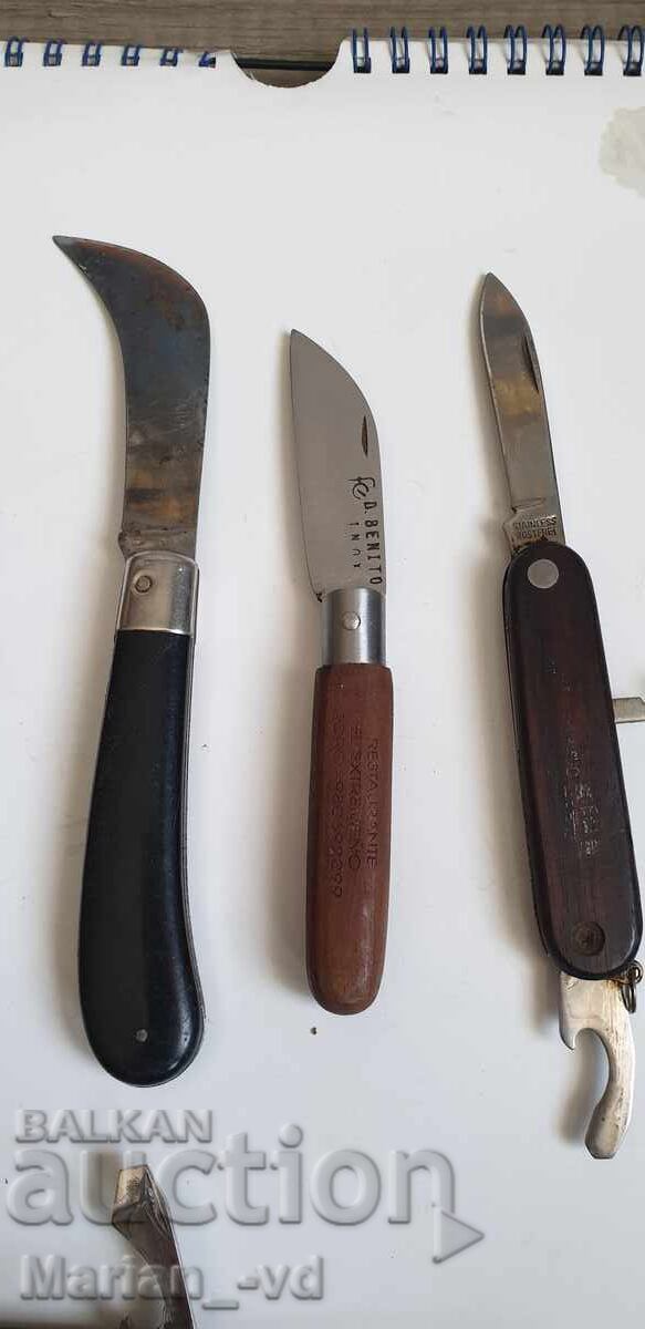 Auction  Lot of vintage folding pocket knives