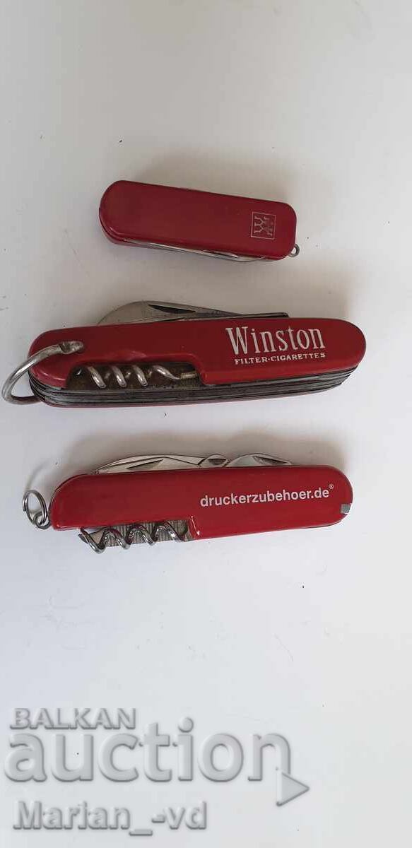 Lot of vintage folding pocket knives