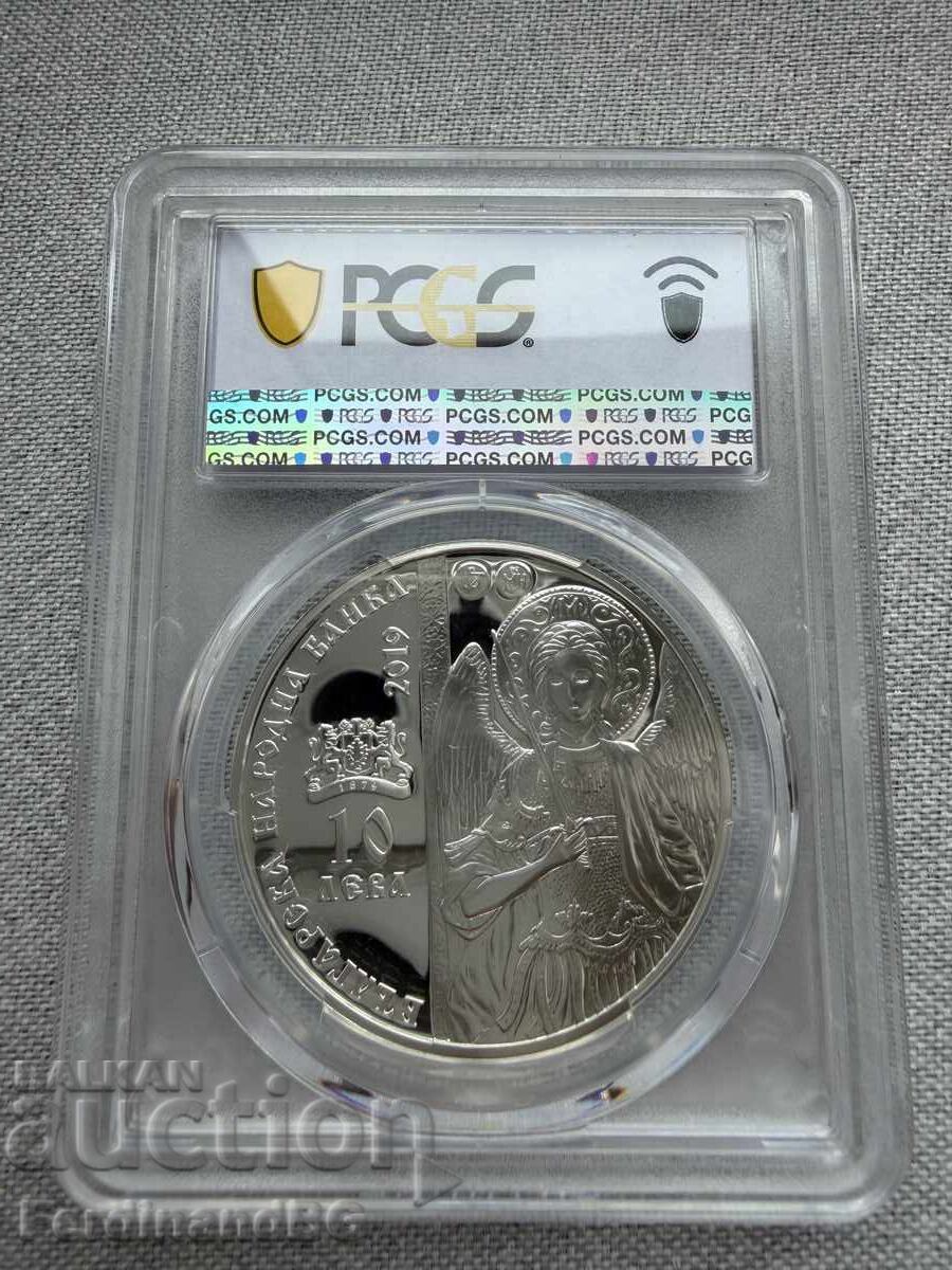 Livrarea 10 leva 2019 Mănăstirea Drianovo PCGS PR 70 DCAM Livrarea 10 leva 2019 Mănăstirea Drianovo PCGS PR 70 DCAM