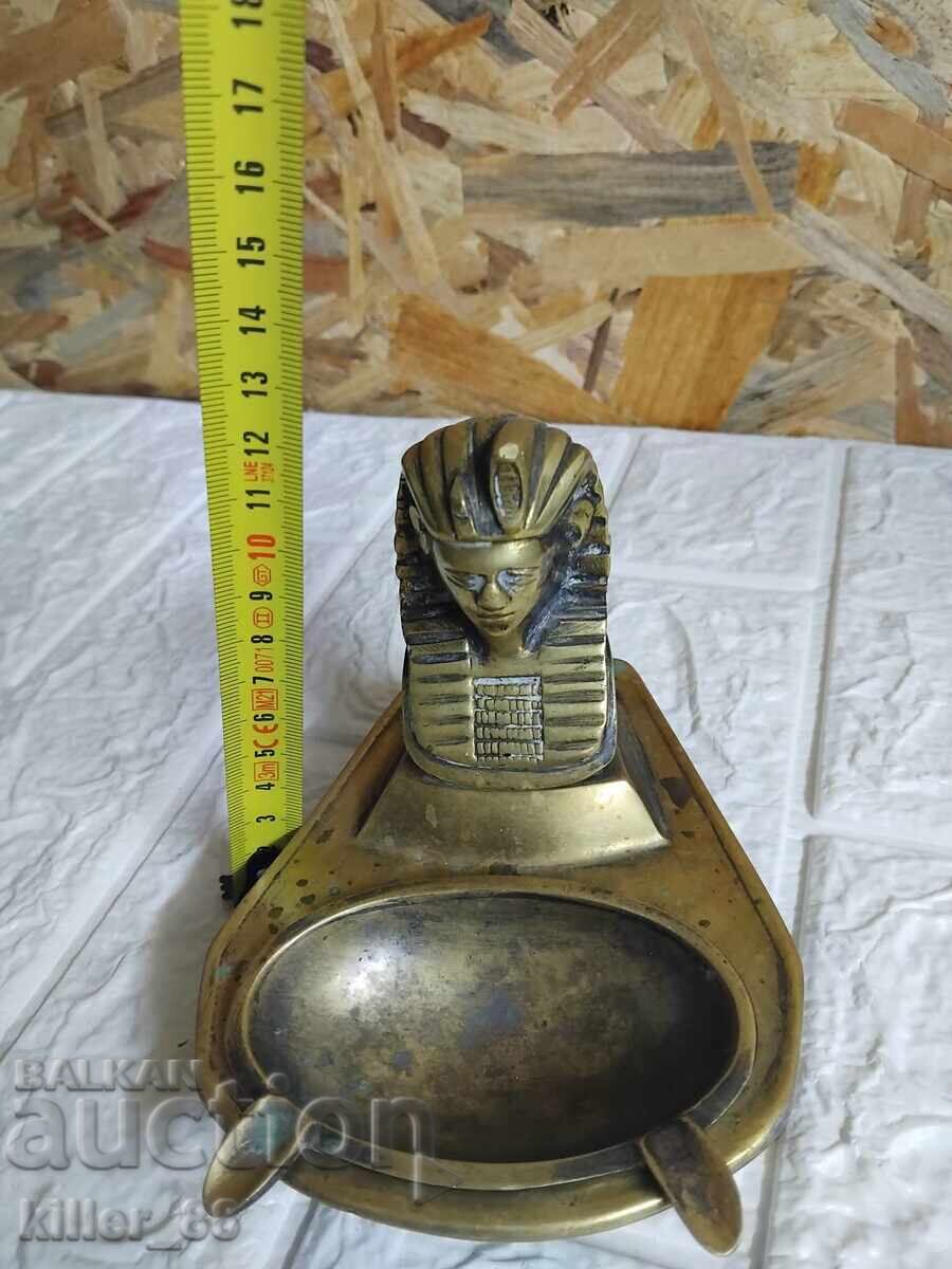 scrumieră veche din bronz - 6