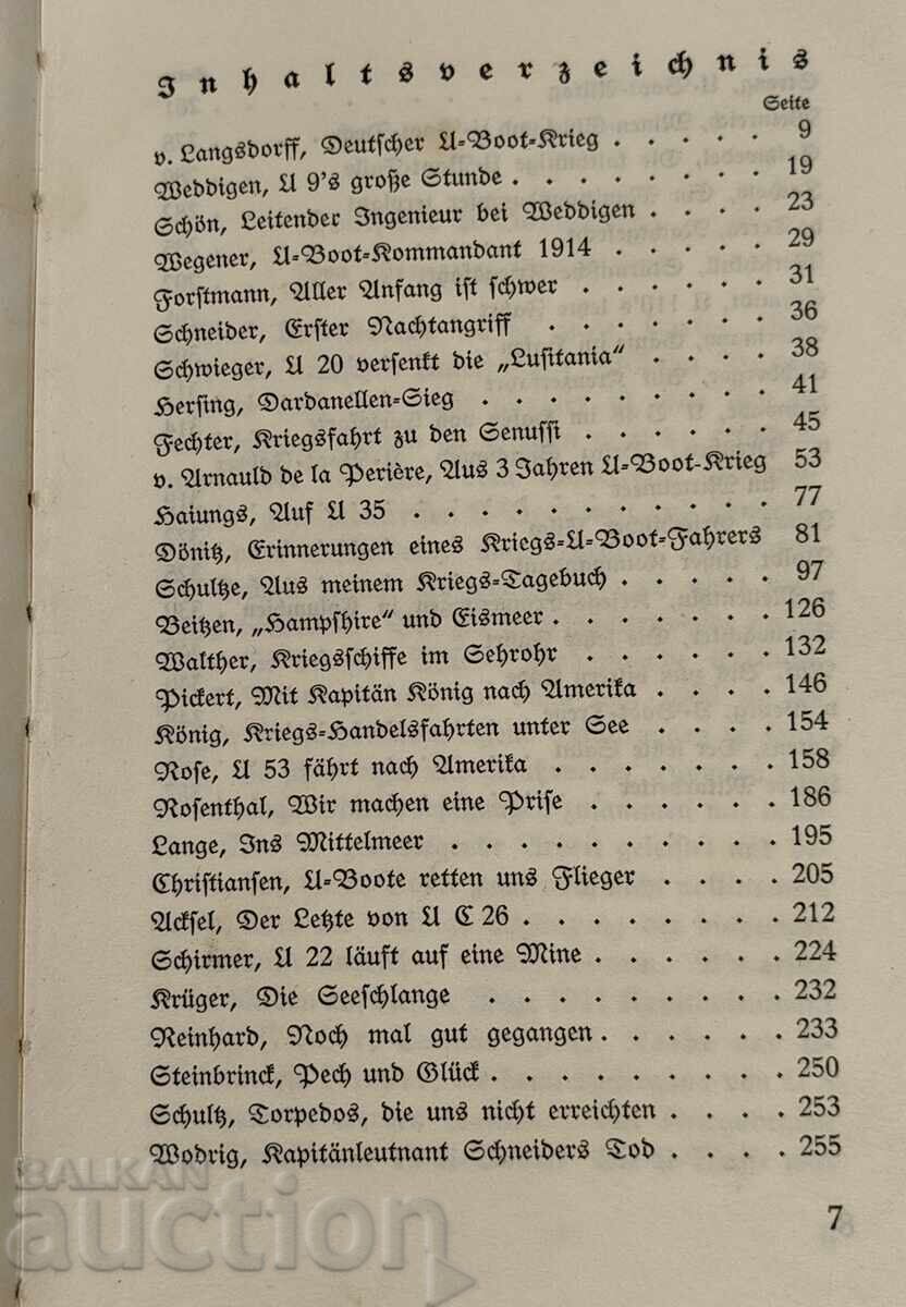 Licitație 1937 U-BOOTE AM FEIND LIMBA GERMANĂ