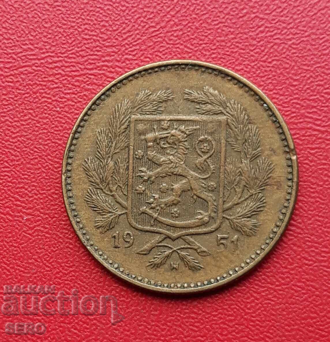 Финландия-5 марка 1951 с цена € 0.71 | 1.39 лв.