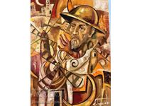 Denitsa Garelova painting “Don Quixote” 50/40
