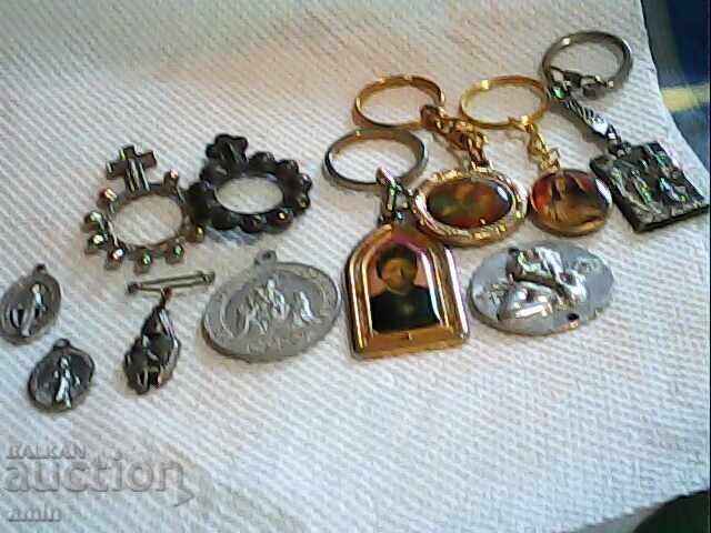 Silver-plated gold-plated pendants