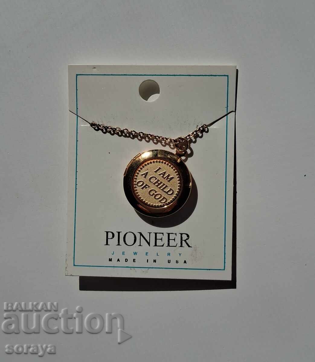 Colier american din bronz SUNT COPILUL LUI DUMNEZEU cu preț € 4.00 | 7.82 BGN