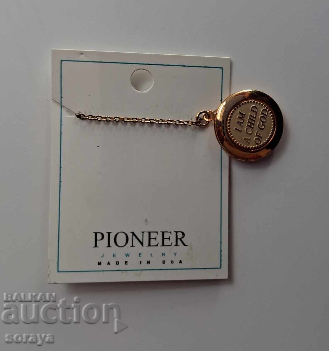 Colier american din bronz SUNT COPILUL LUI DUMNEZEU - 7