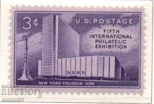 1956. SUA. A cincea expoziție internațională de filatelie.