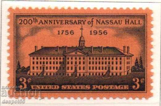 1956. USA. 200th anniversary of Nassau Hall, Princeton University