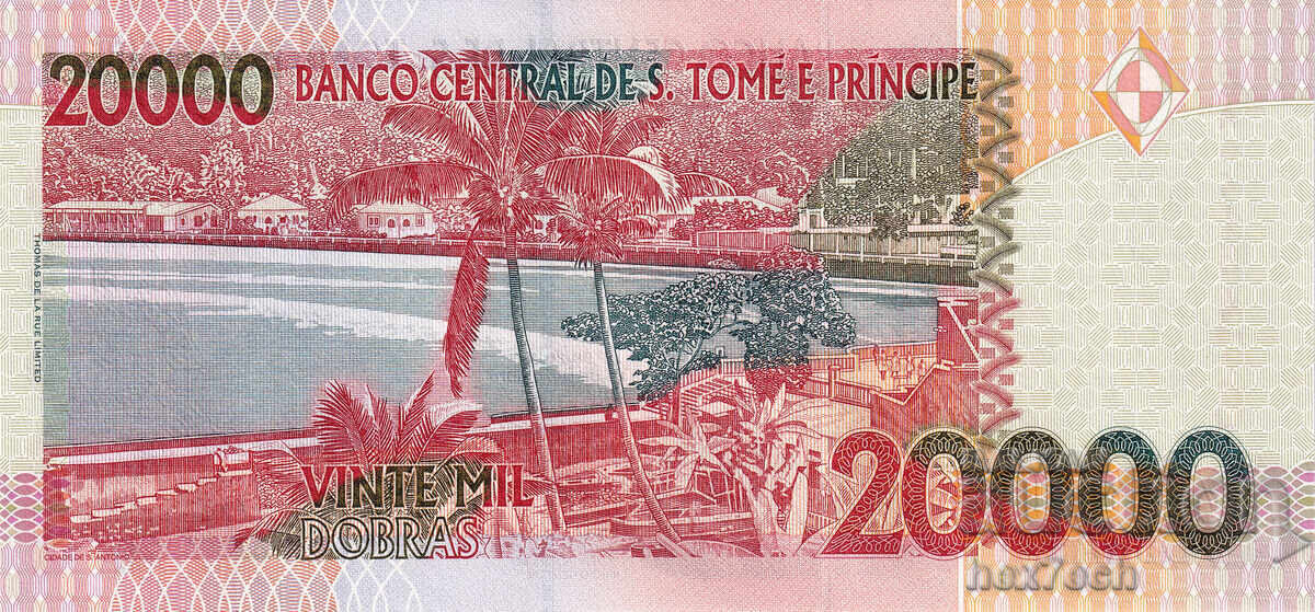 Auction  ❤️ ⭐ Sao Tome and Principe 2013 20000 good UNC new ⭐ ❤️