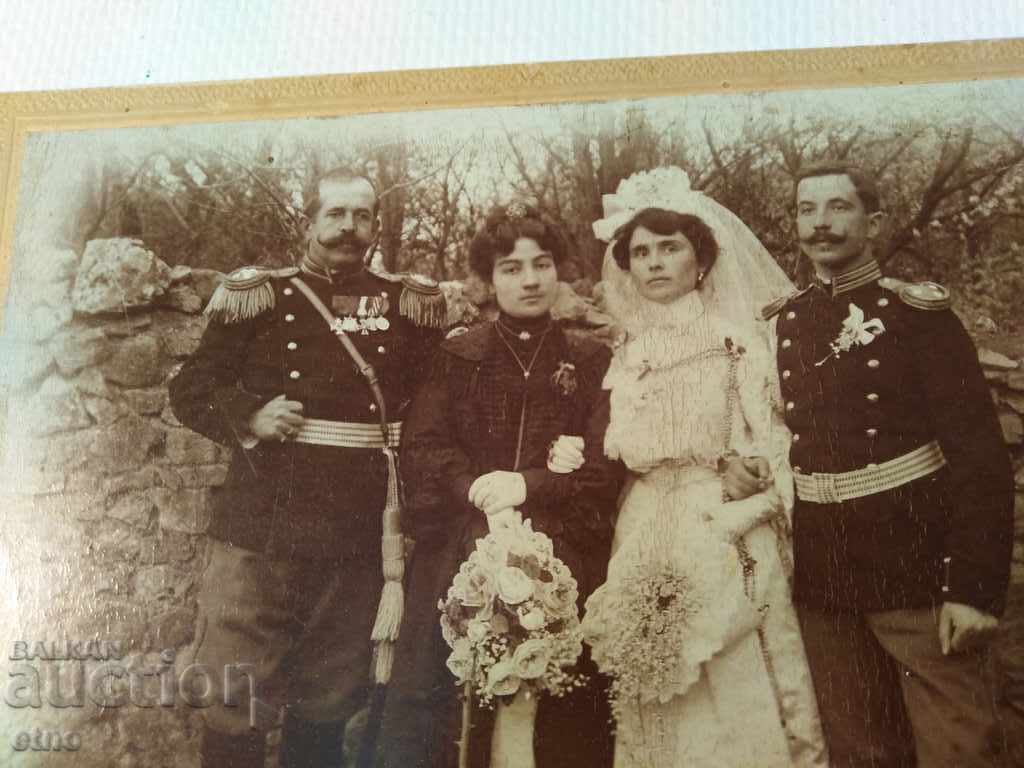 ГЕНЕРАЛ СТИЛИЯН КОВЕЧЕВ 1909 год. ЦАРСКА СНИМКА КАРТОН,орден с цена € 90.00 | 176.03 лв.