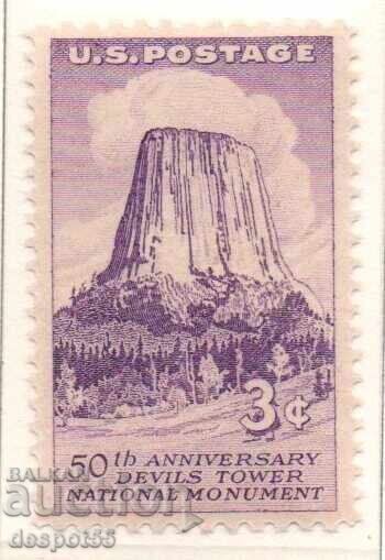 1956. USA. Devils Tower National Monument