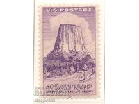 1956. САЩ. Национален паметник „Кулата на дявола“.