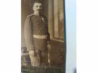 1915, Major General Nikola Nedev OLD TSARIST PHOTO CARDBOARD