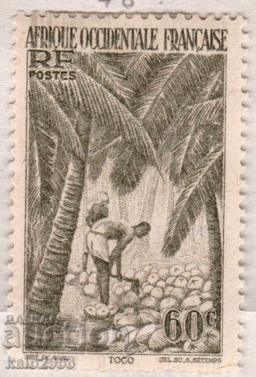 French West Africa-1947-Regular-Processing of coconuts, MLH