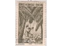 Γαλλική Δυτική Αφρική-1947-Ταχυδρομική-Επεξεργασία καρύδας, MLH