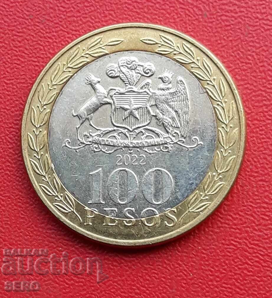 Chile-100 pesos 2022