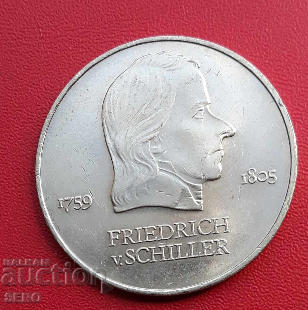 Германия-ГДР-20 марки 1972-Шилер с цена € 1.01 | 1.98 лв.