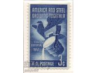 1957. ΗΠΑ. 100ή επέτειος της χαλυβουργίας