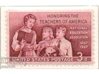 1957. САЩ. 100 год. на Националната образователна асоциация.