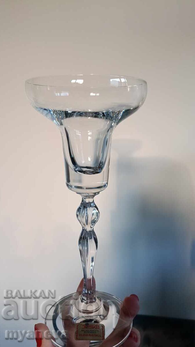 Παράδοση Κηροπήγια κατασκευασμένα από υψηλής ποιότητας κρύσταλλο μολύβδου Παράδοση Κηροπήγια κατασκευασμένα από υψηλής ποιότητας κρύσταλλο μολύβδου