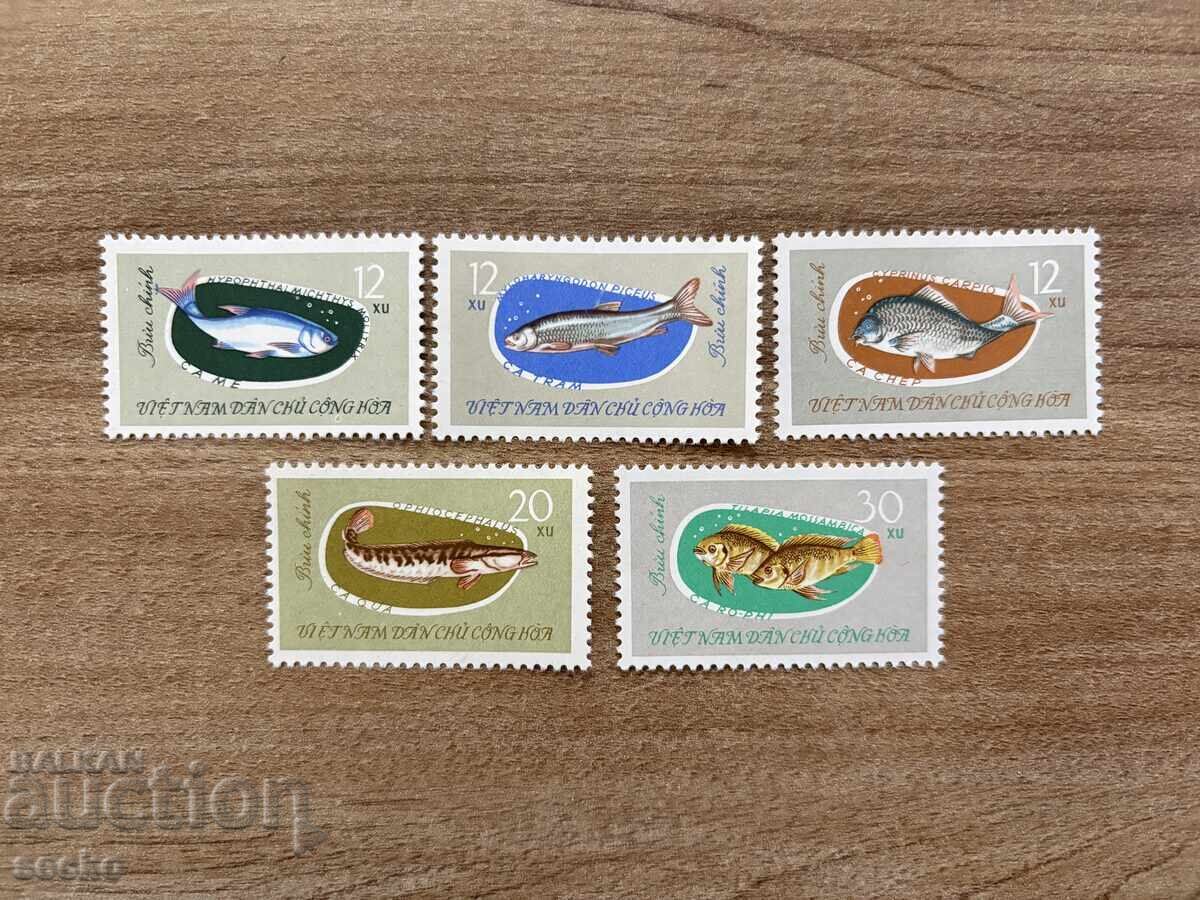 Vietnam - Fish (1963) MNH