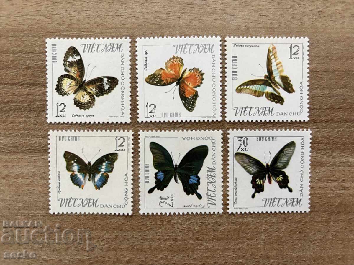 Vietnam - Butterflies (1965) MNH Vietnam - Butterflies (1965) MNH