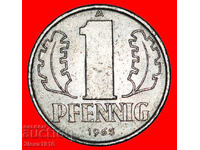 HAMMER AND COMPASS (1960-1990): GERMANY ★ 1 PFENNIG 1963A!