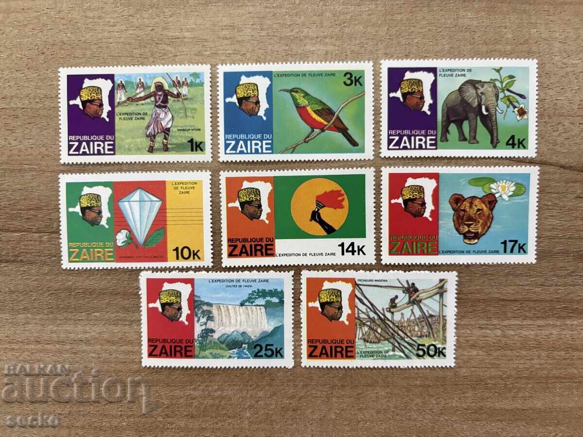 Zair - Expediție pe fluviul Zair (1979) MNH Zair - Expediție pe fluviul Zair (1979) MNH
