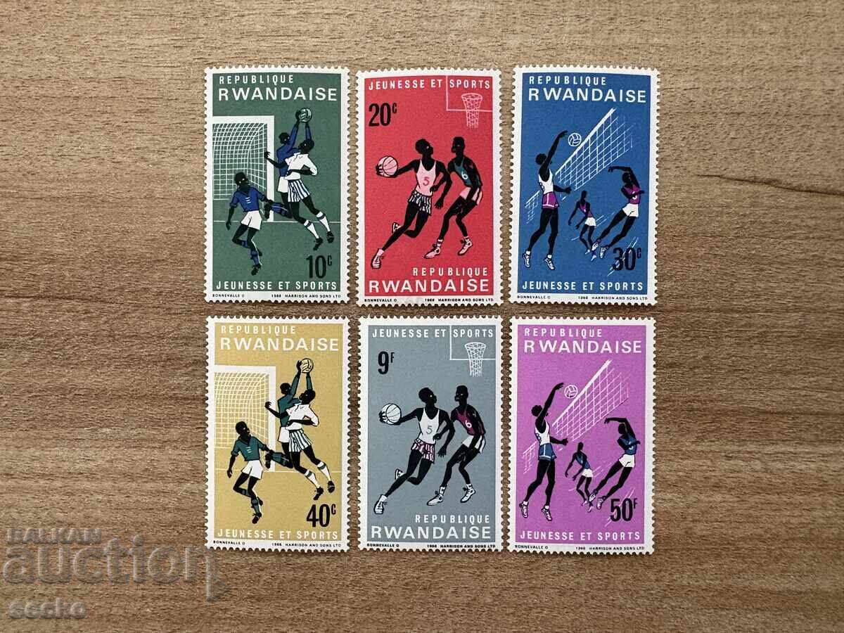 Ρουάντα - Νεολαία και αθλητισμός (1966) MNH