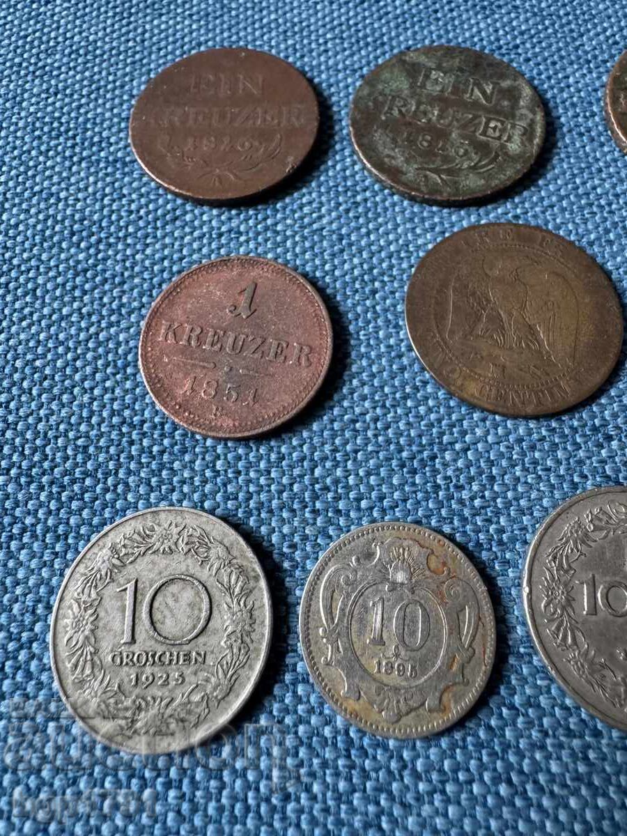 Licitație Lot de 10 monede Europa secolele XIX-XX