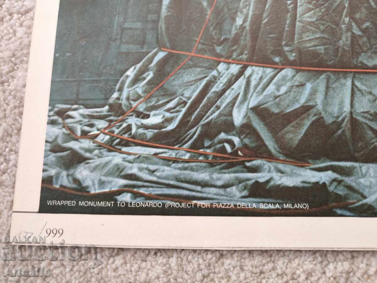 Christo Javacheff, Christo 1971, Monument to Leonardo - 5