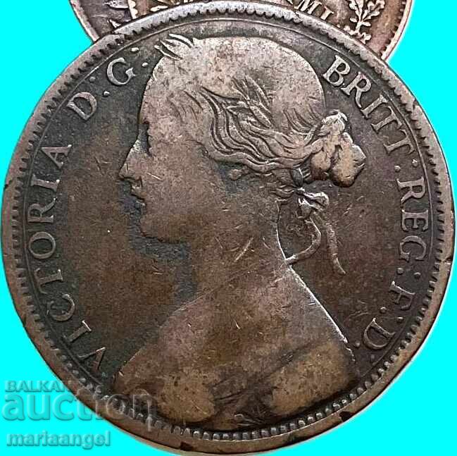 Marea Britanie 1 penny 1862 30mm - 5
